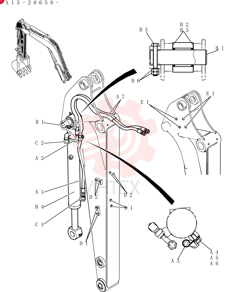 Hyd Lines, Arm PX43H00025F1