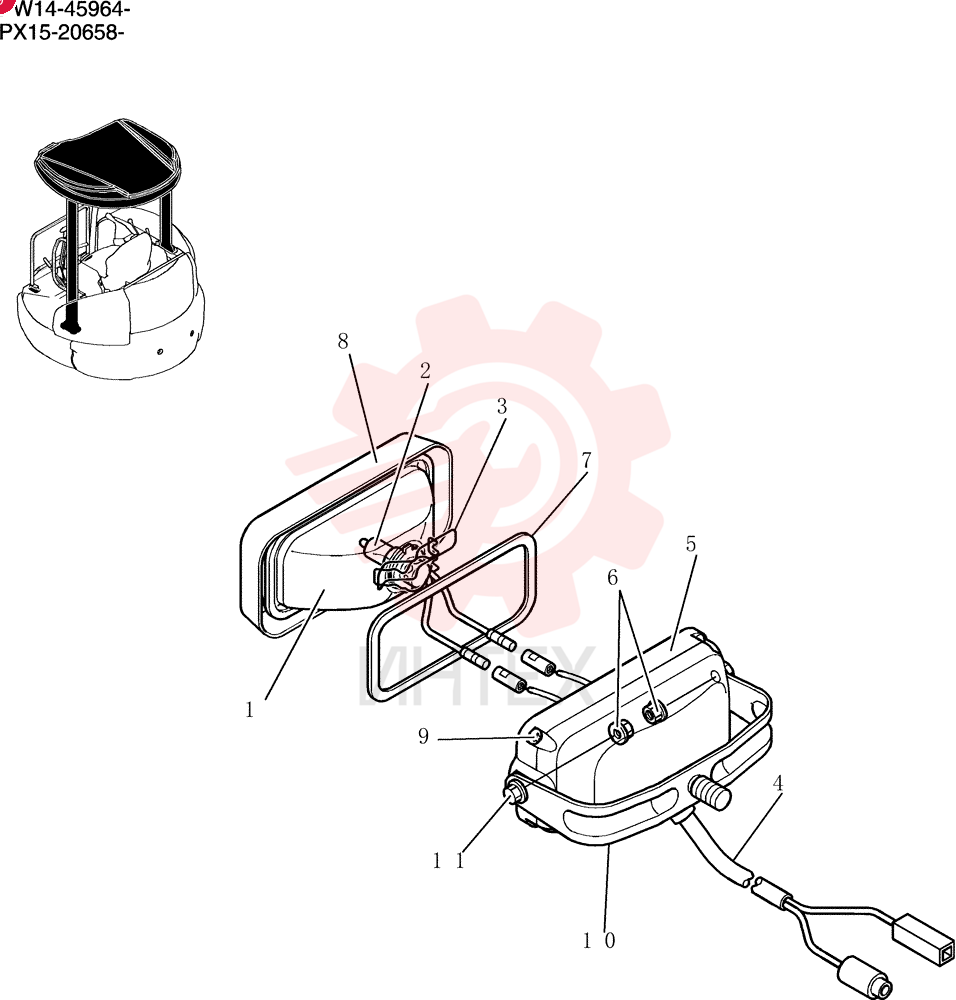 LIGHT ASSY. PW80S00003F1