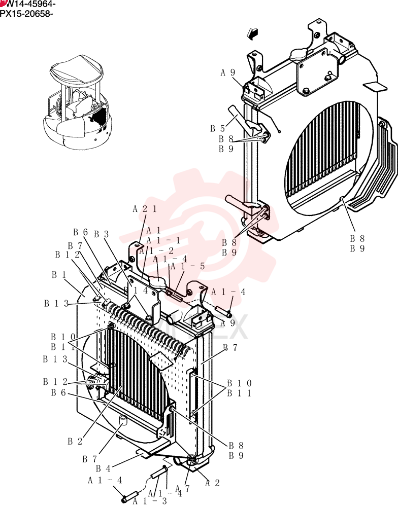 Radiator Assy PW05P00040F1 (2)