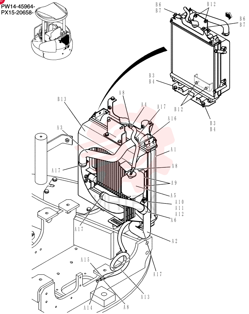 Radiator Group PW05P00042F1 (1)