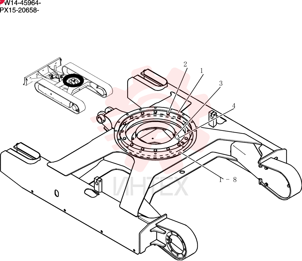 Ring Assy, Slewing PW40F00006F1
