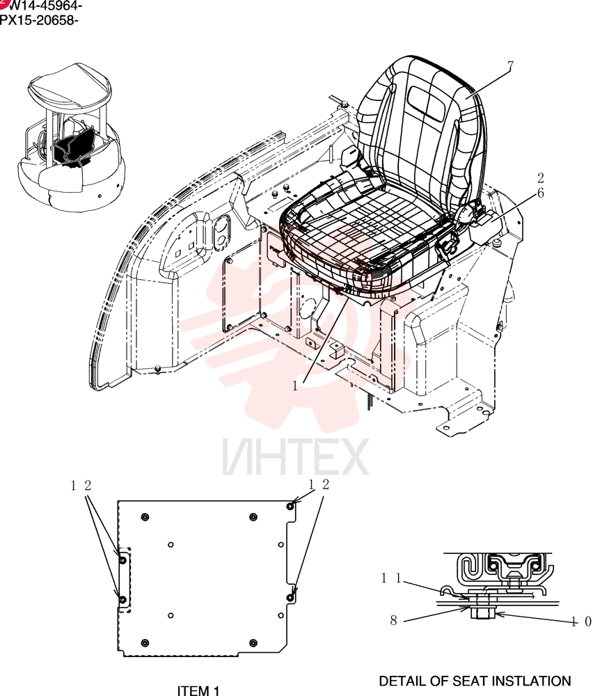 Seat Instal PW25M00029F1