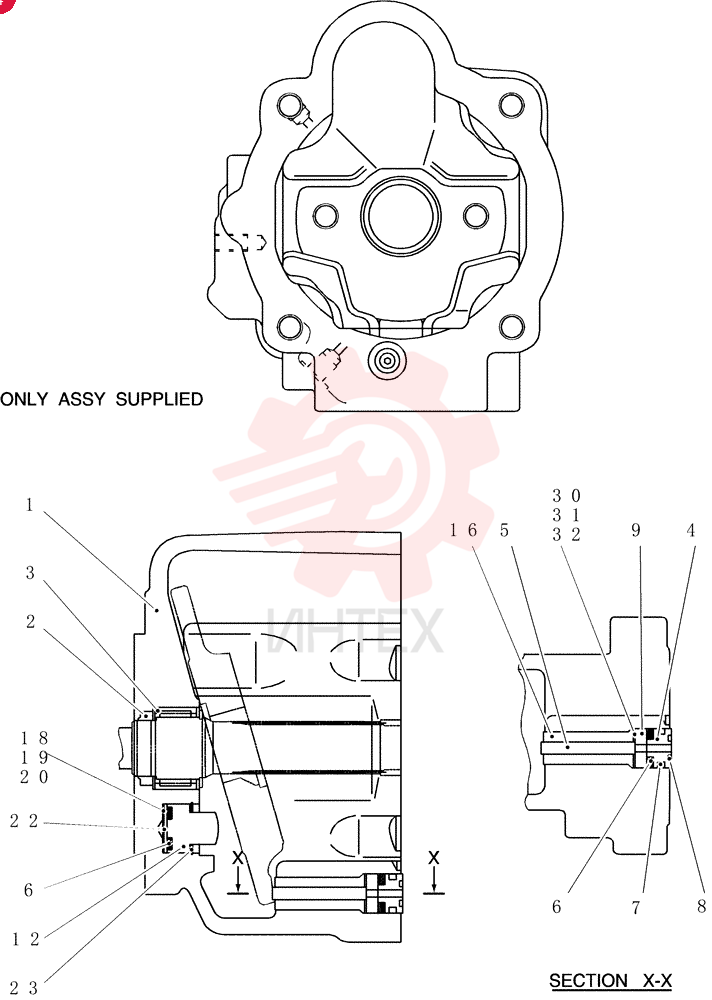 TRANSMISSION HOUSING PX10V01010F1