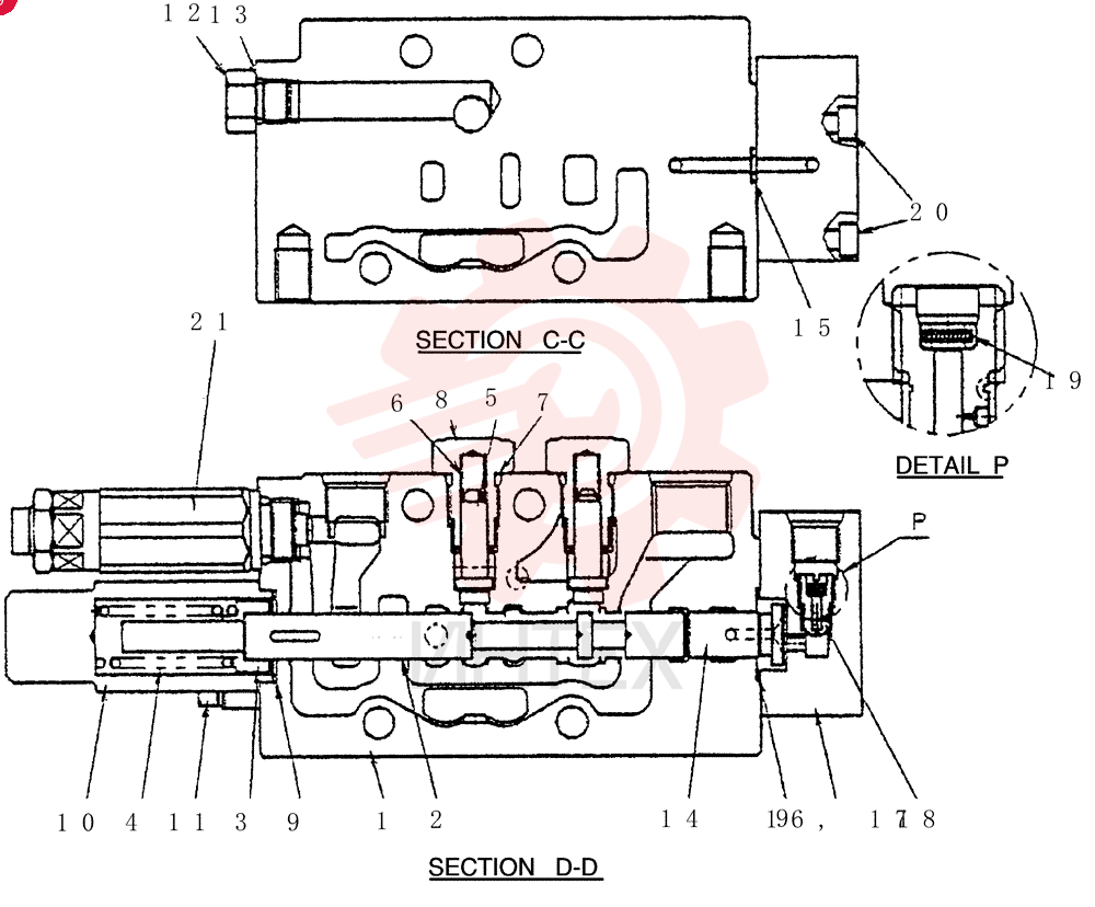 VALVE SECTION PX30V00050F1