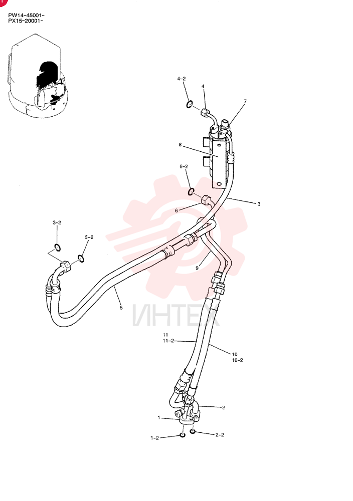 A/C HOSE PW20M01198F1