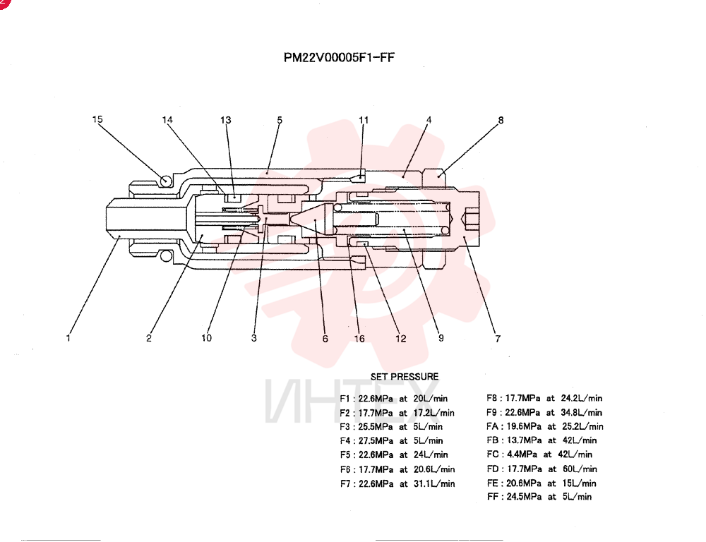 BLEEDER VALVE PM22V00005F1