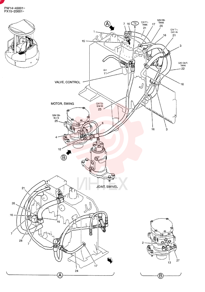 HYD CONNECTOR HH25R16008G1