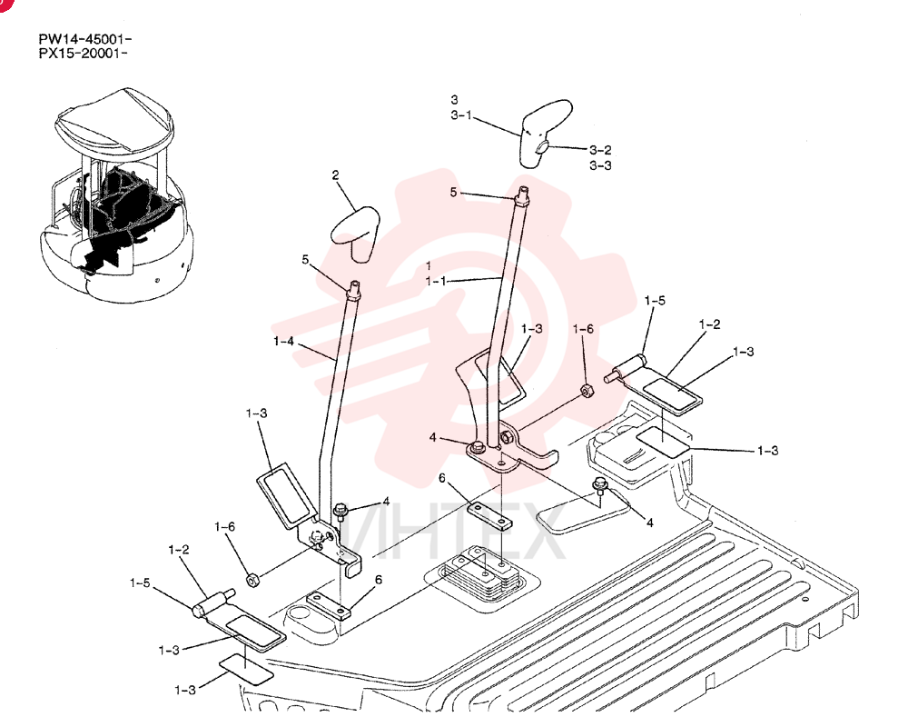 LEVER PH50M01107F1