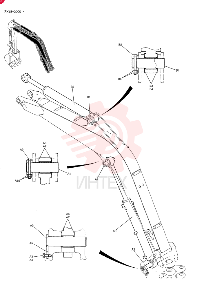 PIN,45mm OD x 151mm L PW02B01306P1 (2)
