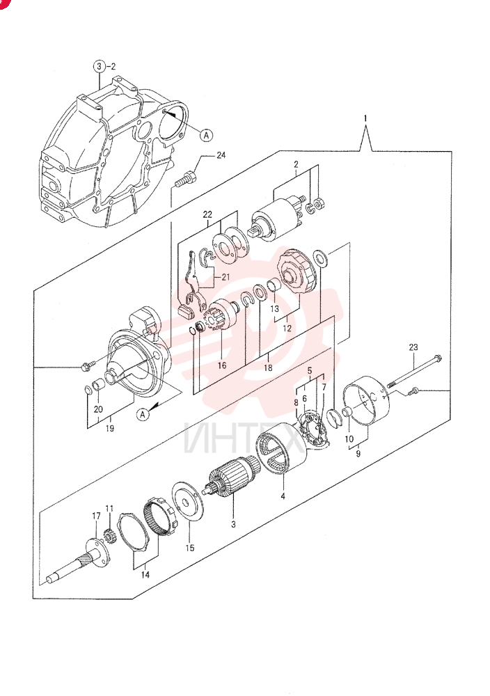 STARTER MOTOR VV12924277010