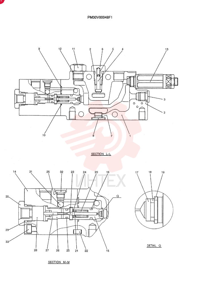 VALVE SECTION PM30V00048F1