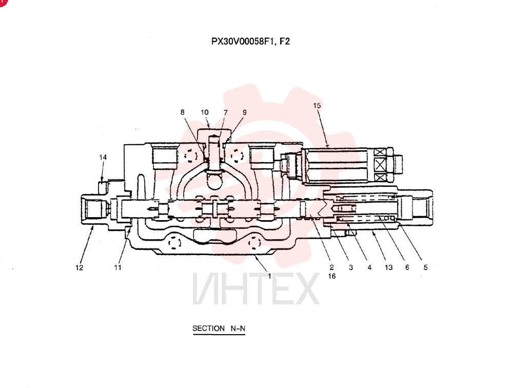 VALVE SECTION PX30V00058F1