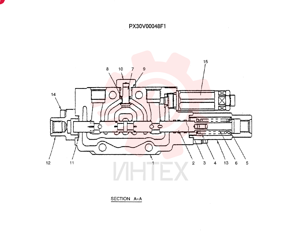 VALVE SECTION PX30V00048F1
