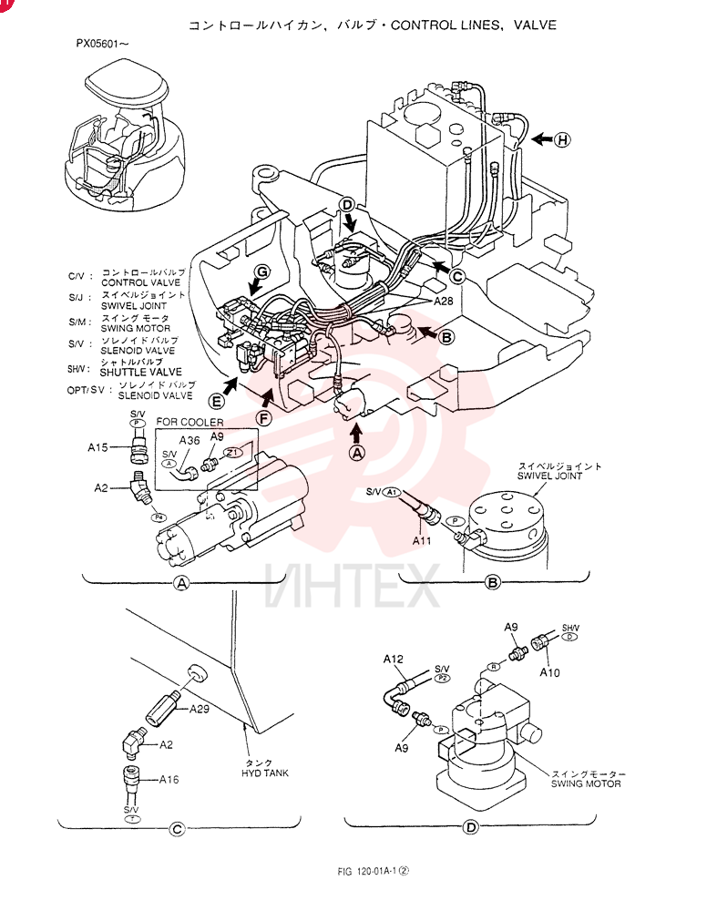 CONTROL LINES, VALVE (For STD)