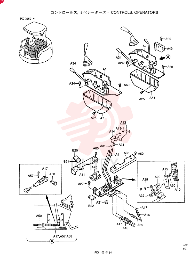 CONTROLS, OPERATORS (For STD INSTAL)