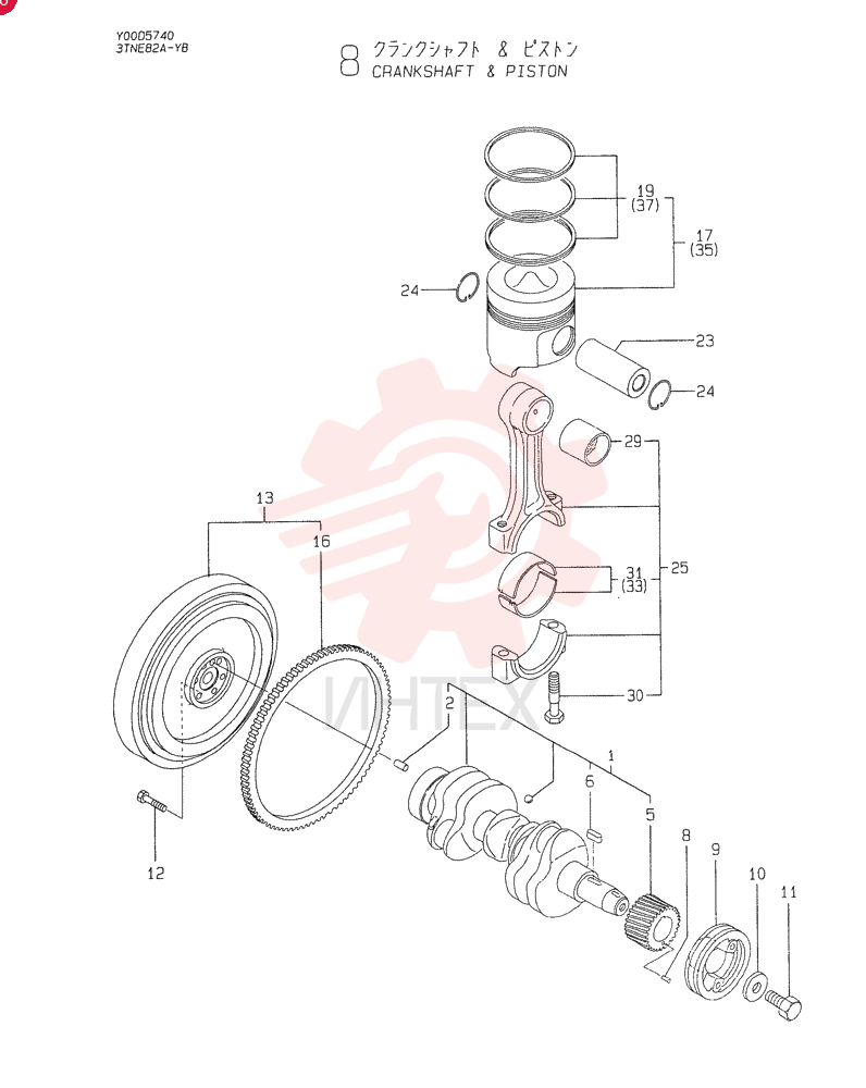 CRANKSHAFT VV11981321000