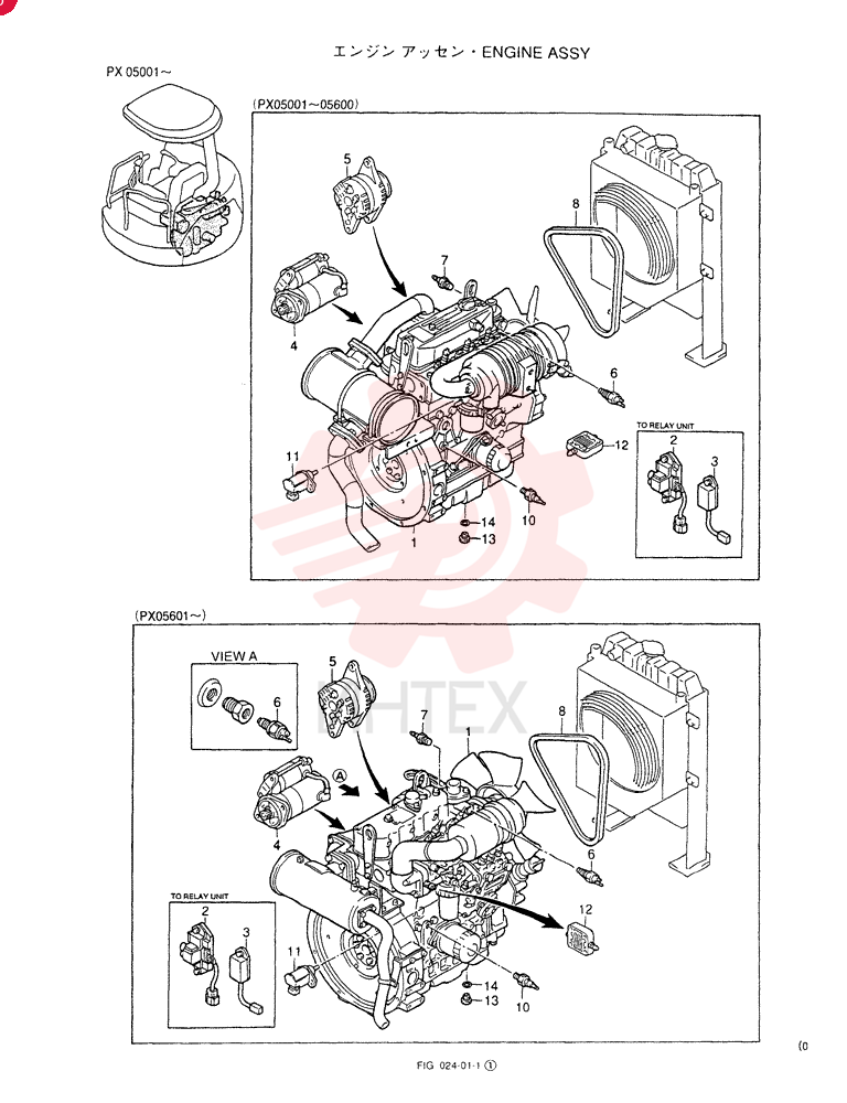 ENGINE PX02P00005F1