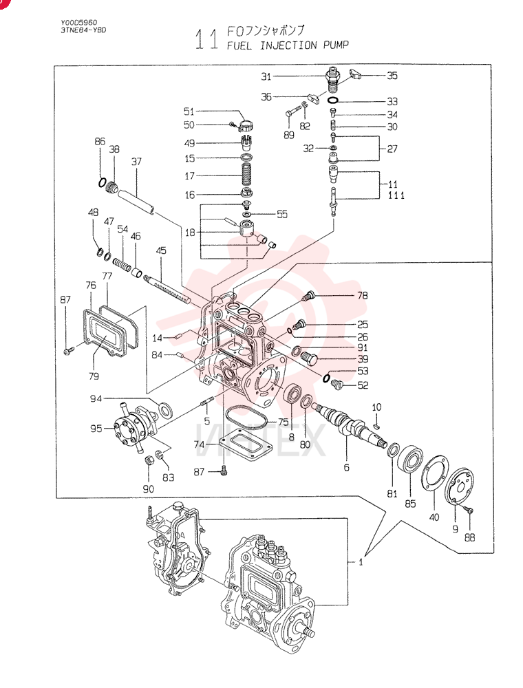 FUEL INJECTION PUMP VV72921051350