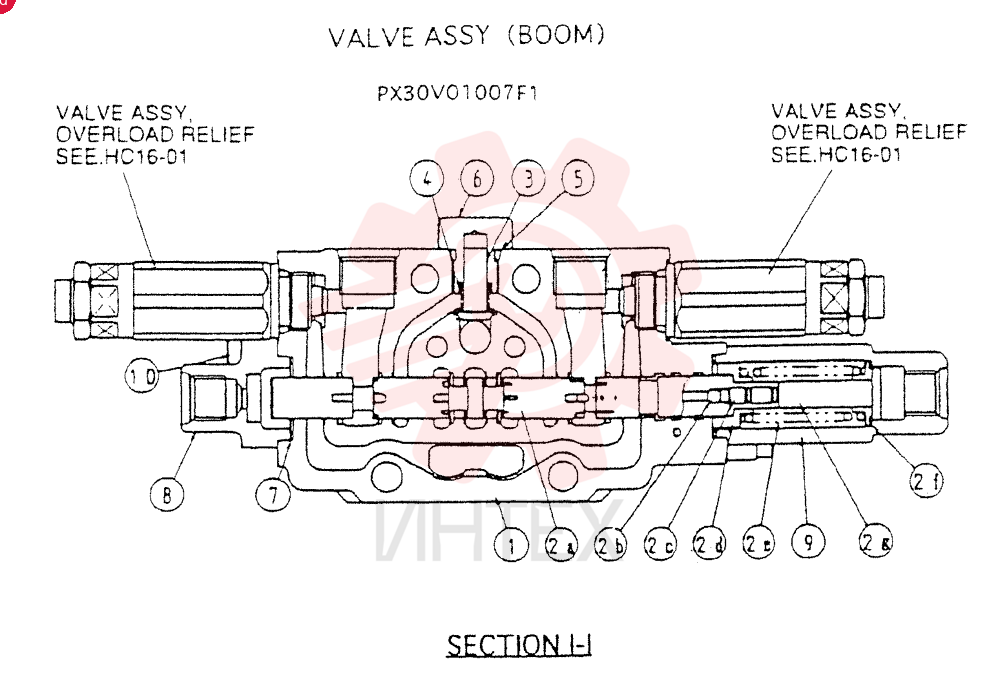 HYDRAULIC VALVE PX30V01007F1 (1)