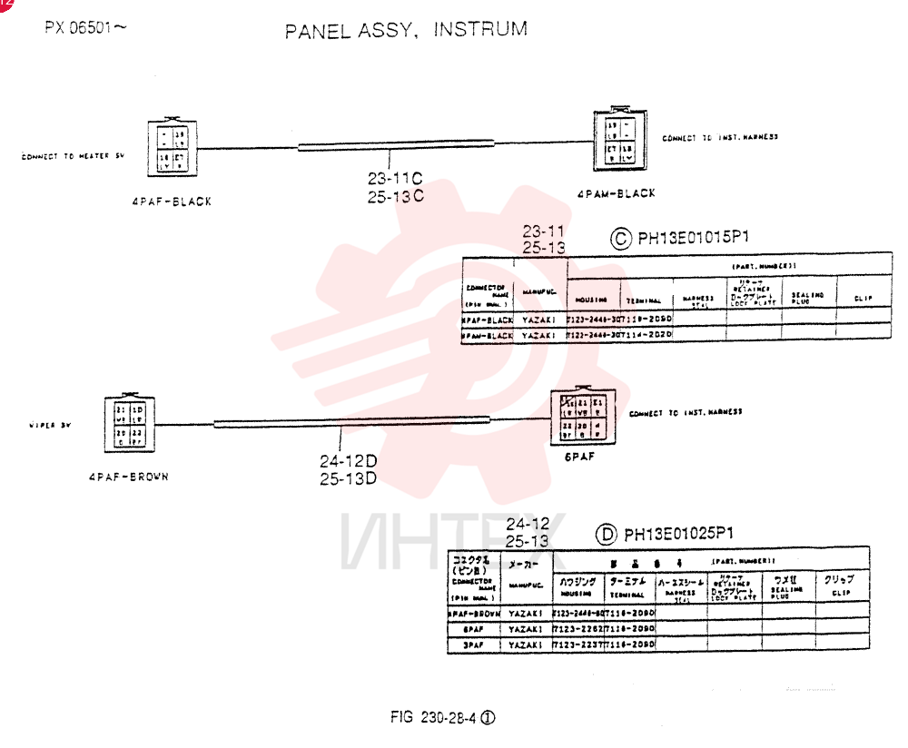 PANEL ASSY INSTRUMENT (For STD) PW17M00001F9 (3)