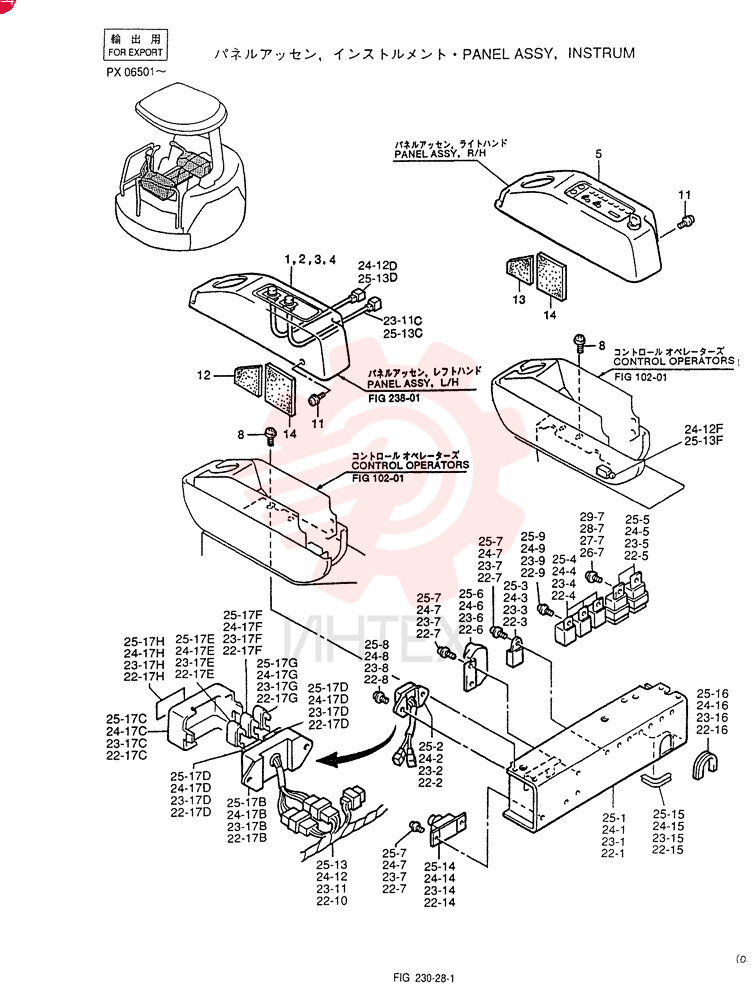 PANEL ASSY INSTRUMENT (For STD) PW17M00001F9 (4)