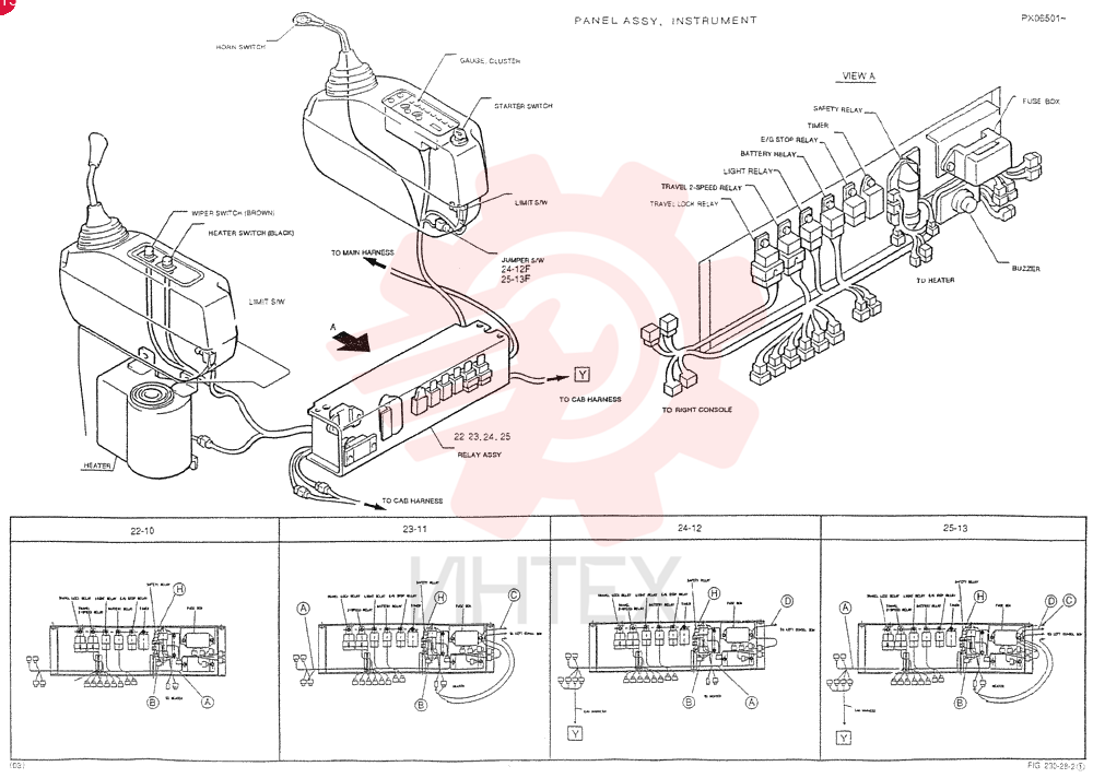 PANEL ASSY INSTRUMENT (For STD) PW17M00001F9 (1)