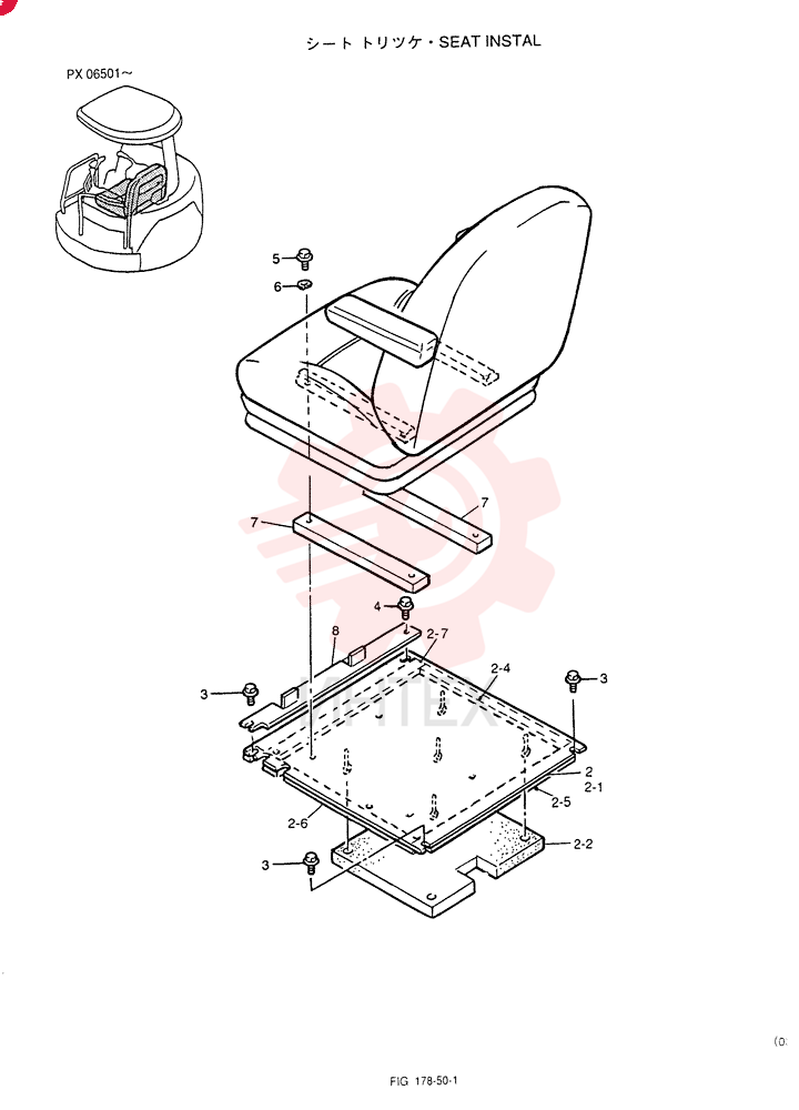 SEAT ASSY (CAB) PW25M00005F1