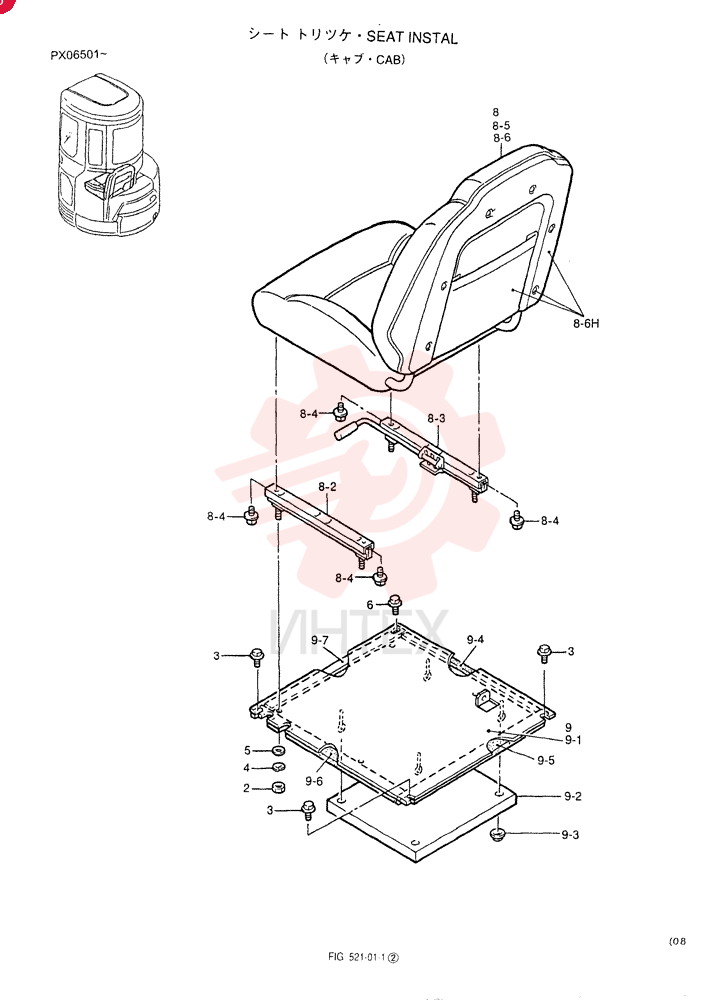 SEAT ASSY. PW25M00002F3