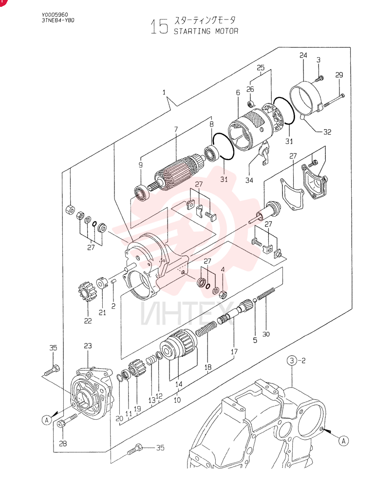STARTER MOTOR VV12940777010