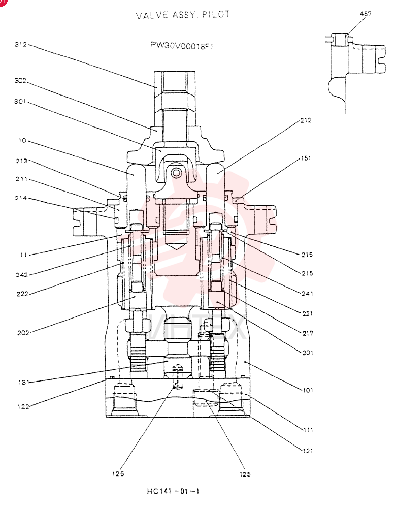 VALVE ASSY, PILOT PH30V00018F1