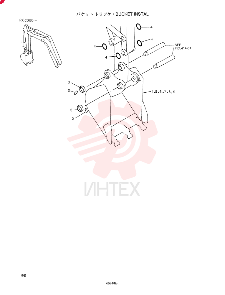 BUCKET ASSY (INSTAL) PX61B00032F1