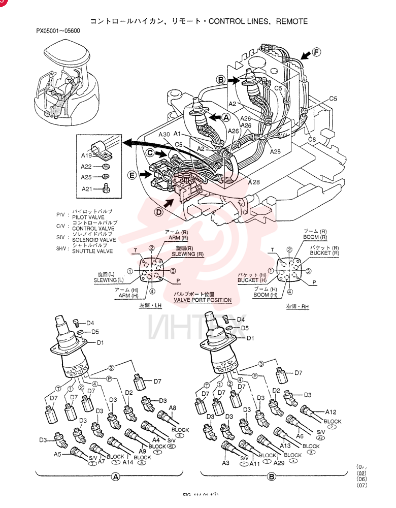 CONTROL LINES, REMOTE PX68H00002F1 (7)