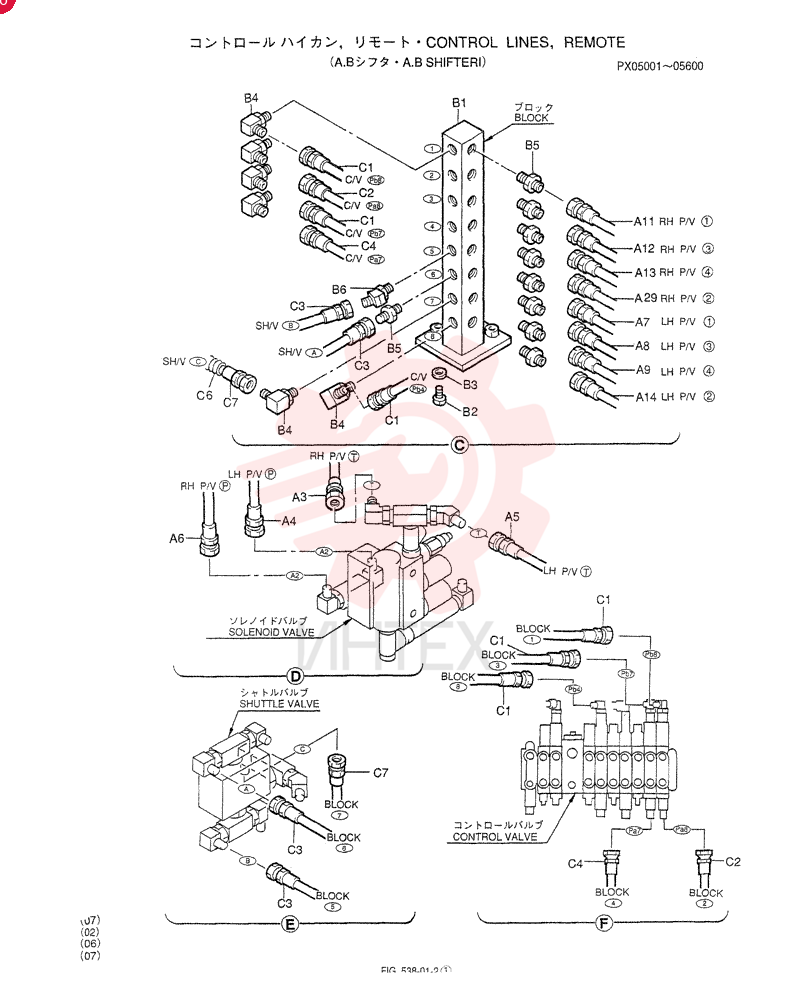 CONTROL LINES, REMOTE PX68H00002F1 (4)