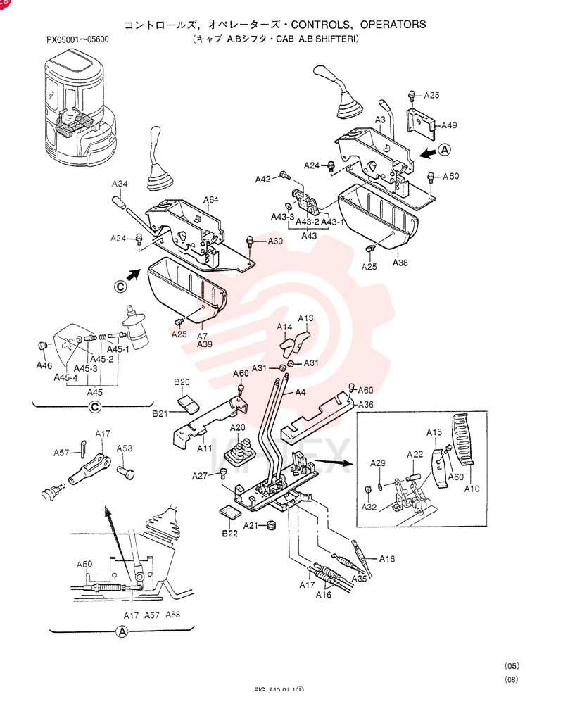CONTROLS, OPERATORS (For STD INSTAL) PX03M00003F1 (2)