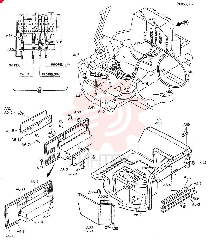 CONTROLS, OPERATORS (For STD INSTAL) PW03M00012F1 (2)