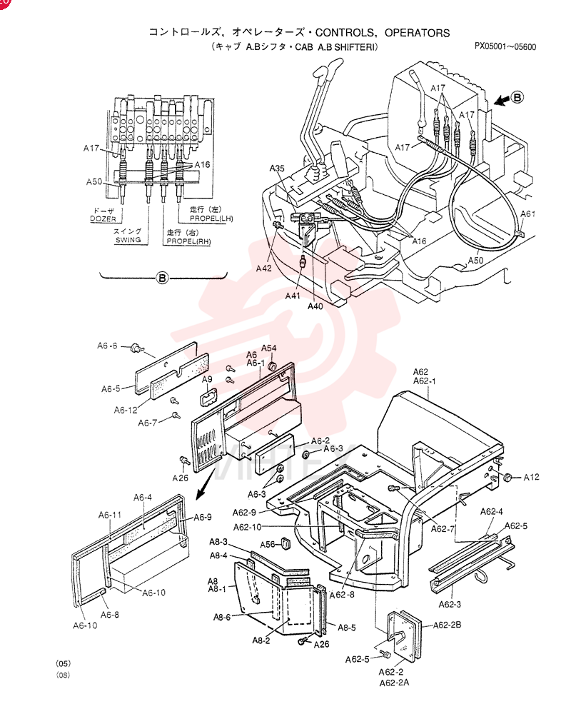 CONTROLS, OPERATORS (For STD INSTAL) PX03M00003F1 (1)