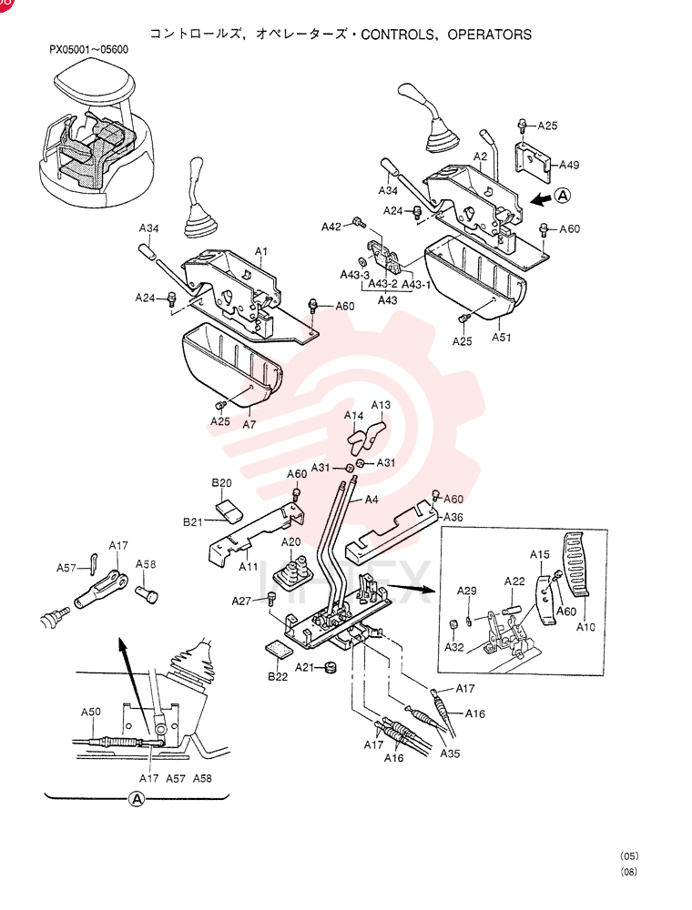 CONTROLS, OPERATORS (STD INSTAL) PX03M00003F1 (2)