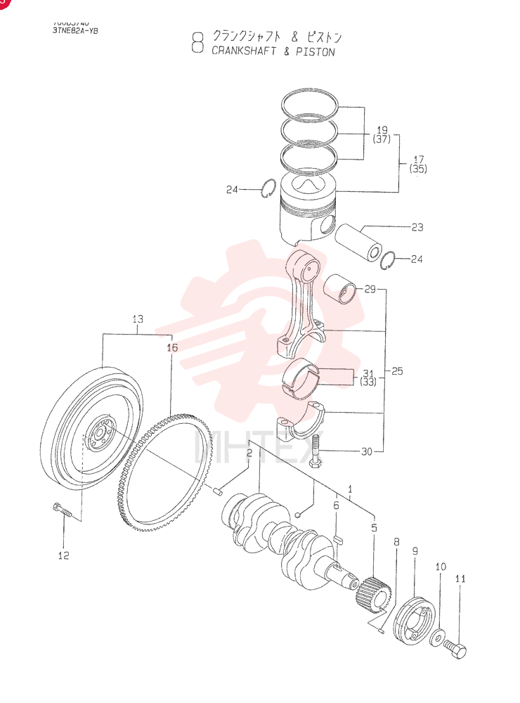CRANKSHAFT VV11981321000