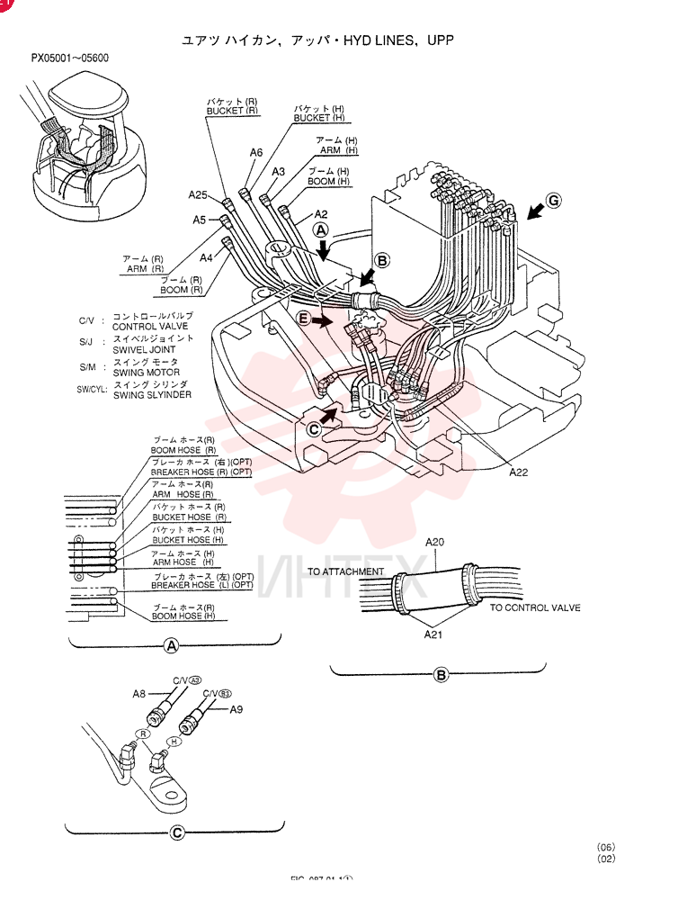 HYD LINES, UPP PX03H00003F1 (1)