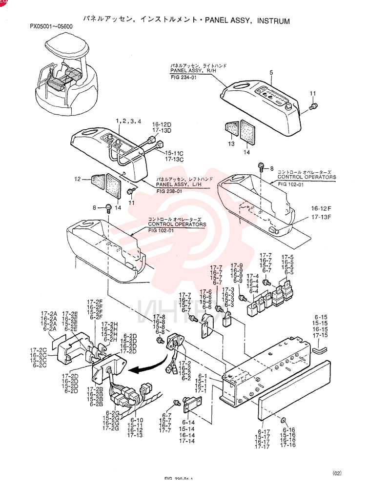 PANEL ASSY INSTRUMENT (STD) PX17M00001F1 (4)