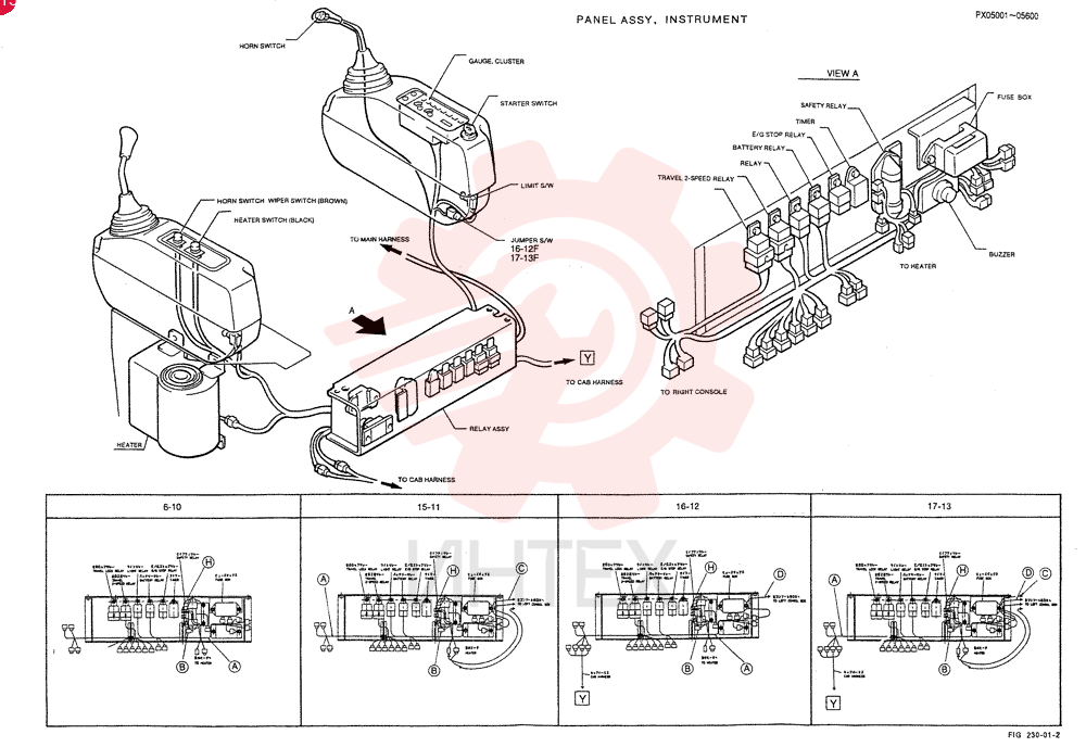 PANEL ASSY INSTRUMENT (STD) PX17M00001F1 (1)