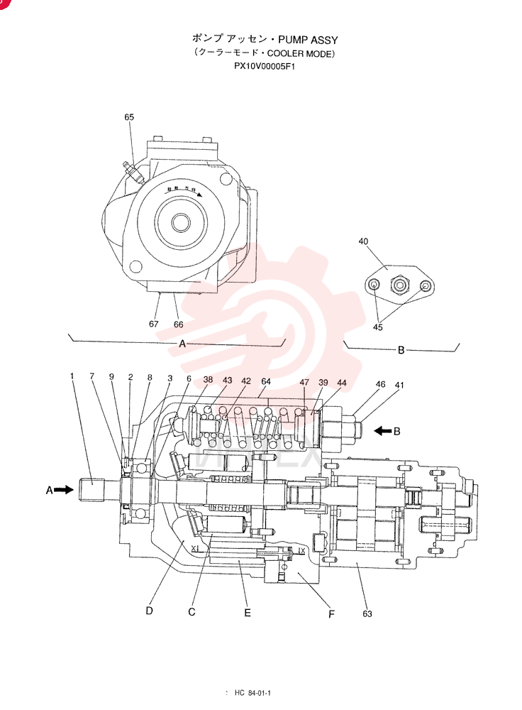 PUMP ASSY (OPT) PX10V00005F1 (1)