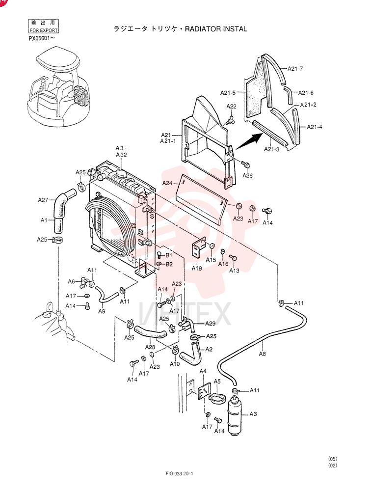 RADIATOR GROUP (For STD) PX05P00017F3