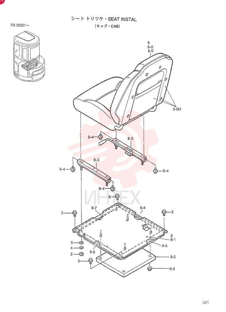 SEAT ASSY. PW25M00002F3