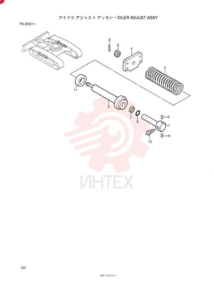 SHOCK ABSORBER PX54D00001F1