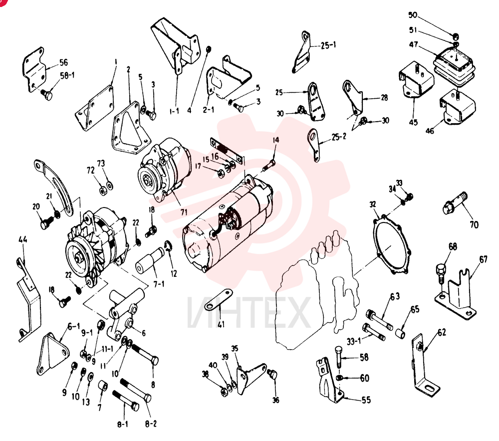FOOT, ENG, FRT, RH, CYL BLOCK VI5117710750
