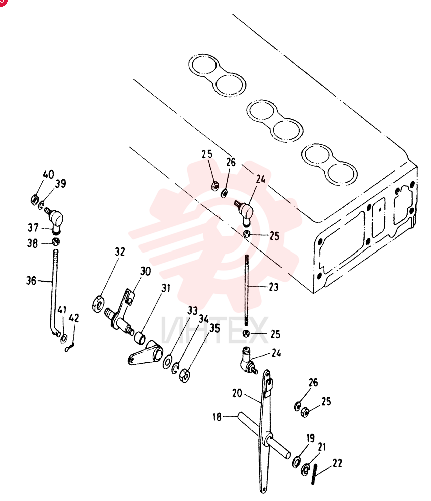 SHAFT, ENG, STOP LEVER (-82-7)