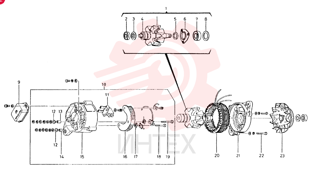ALTERNATOR VI5812002121