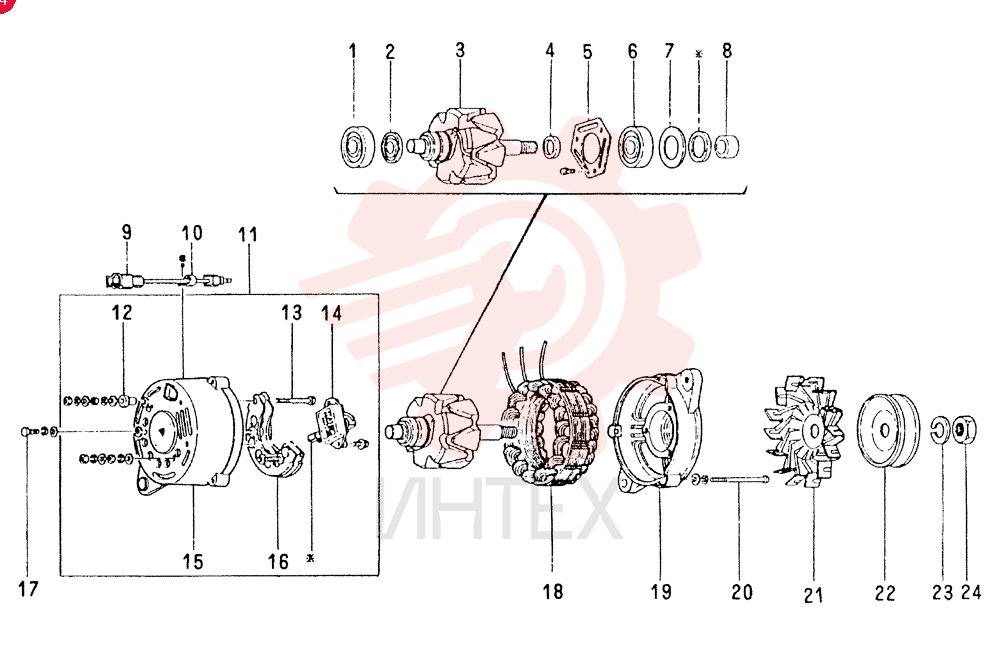 GENERATOR ASM. VI8944047910