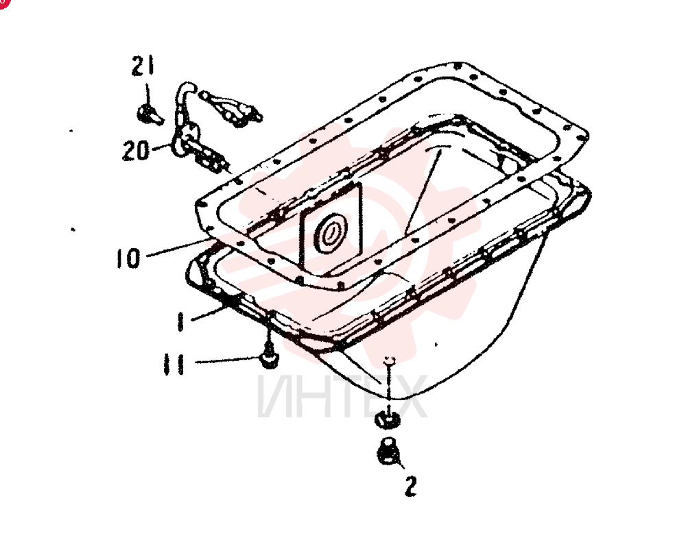 ENGINE OIL PAN VAME080267